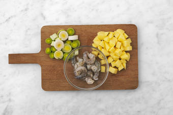 Preparare gli ingredienti