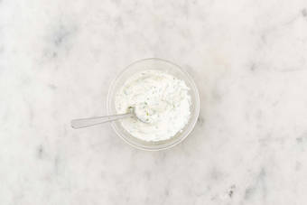 Make chive sour cream 