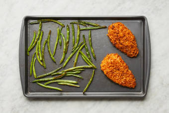 Roast Green Beans & Chicken