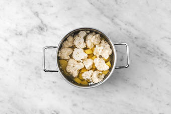 Les légumes au bain