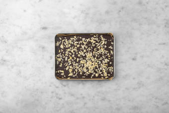 Finish brownie batter and bake