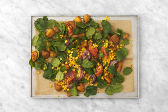 Bland grønnsaker og potet