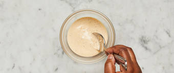 Assemble Salad & Mix Hummus