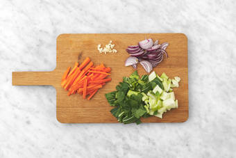 Forbered grønnsaker