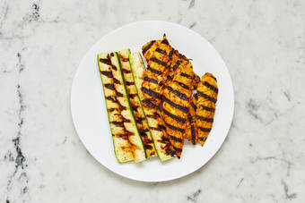 Finish prep and grill