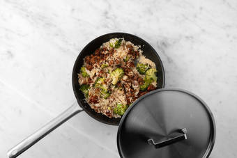 Reispfanne vollenden