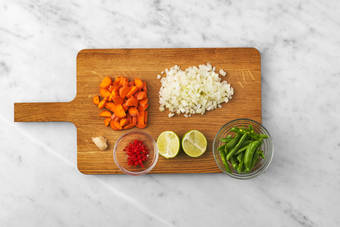 Förbered grönsaker