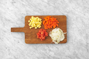 Prepara los vegetales