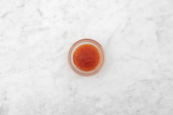 Prep and make sweet and sour sauce