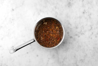 Füllung fertig stellen