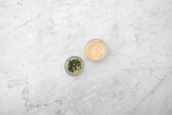 Blanda chimichurri och majonnäs