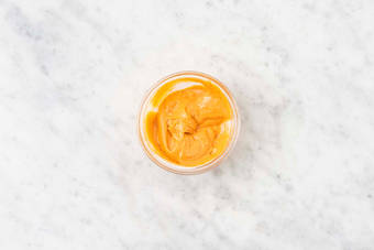 Make mayo and toast sesame