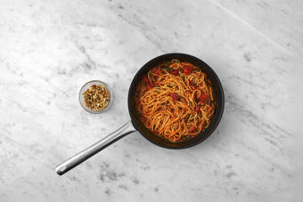 Mantecare gli spaghetti