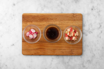 Tagliare gli ingredienti