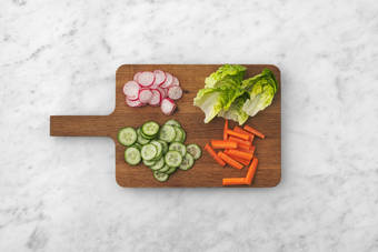 Forbered grønnsaker