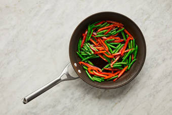 Finish stir-fry