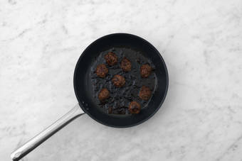 Cook meatballs