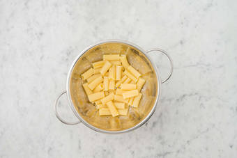 Les pâtes en ébullition