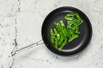 Cook snow peas