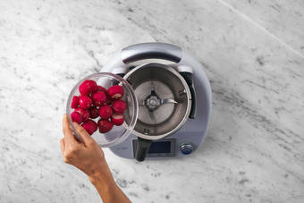 Für den Radieschen-Salat