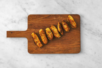 Cuocere il burger di pesce