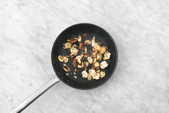 Cook mushrooms