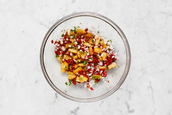 Char pineapples and make salsa