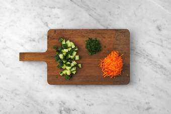 Forbered grøntsager