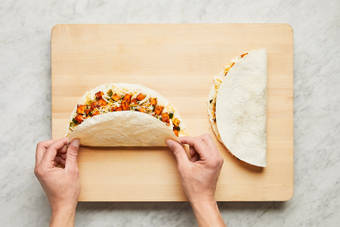 ASSEMBLE QUESADILLAS