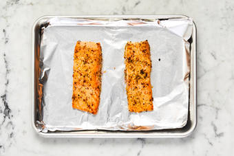 Broil salmon