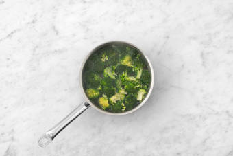 Boil the broccoli