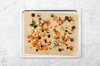 Roast the veggies