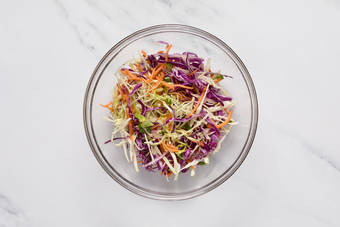 Pickle cucumbers and make slaw