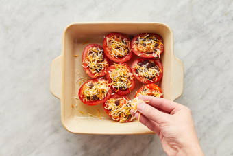 Finish Filling & Bake Tomatoes