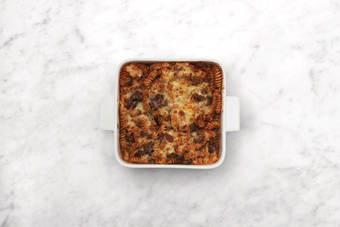 Grill the pasta bake