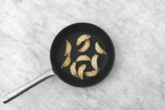 Cook the potstickers