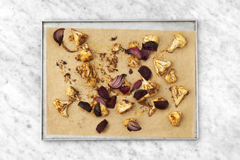 Roast the cauliflower