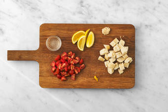 Prep and cook chicken