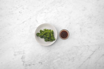 Prep and make maple-BBQ sauce