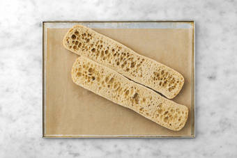 Forbered ciabatta
