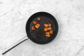 Cook the tofu