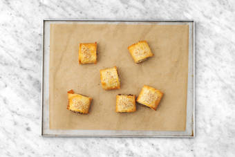 Bake the sausage rolls