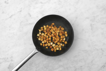 Cook the tofu