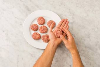 Prep the rissoles