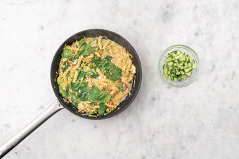 Finish the pasta sauce