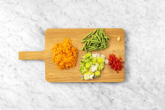 Förbered grönsaker