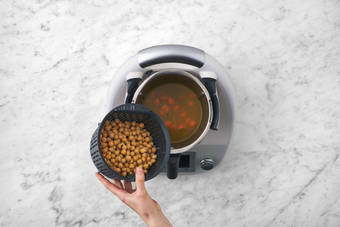 Kichererbsen & Crevetten