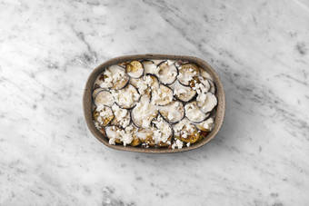 Moussaka zusammenstellen