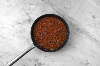 Für die Fleischsoße