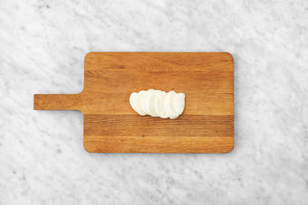 C'est parti avec la mozzarella